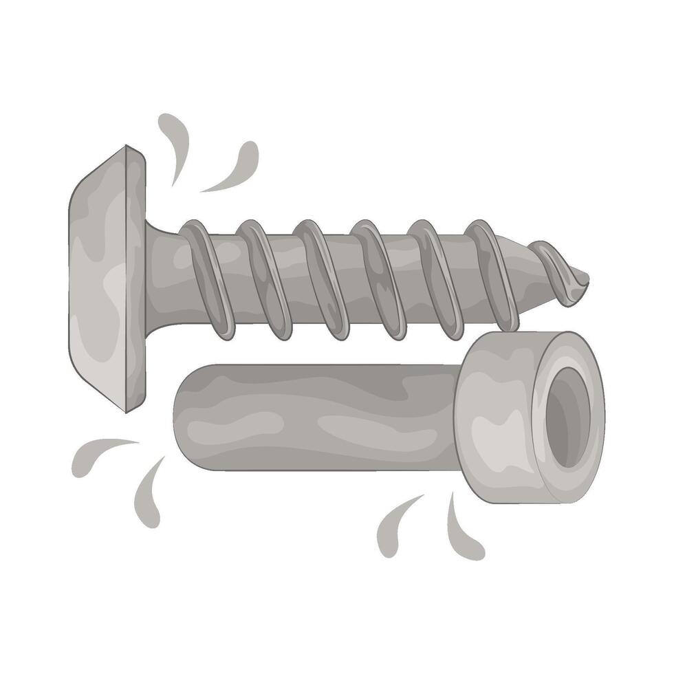 Illustration of screw vector