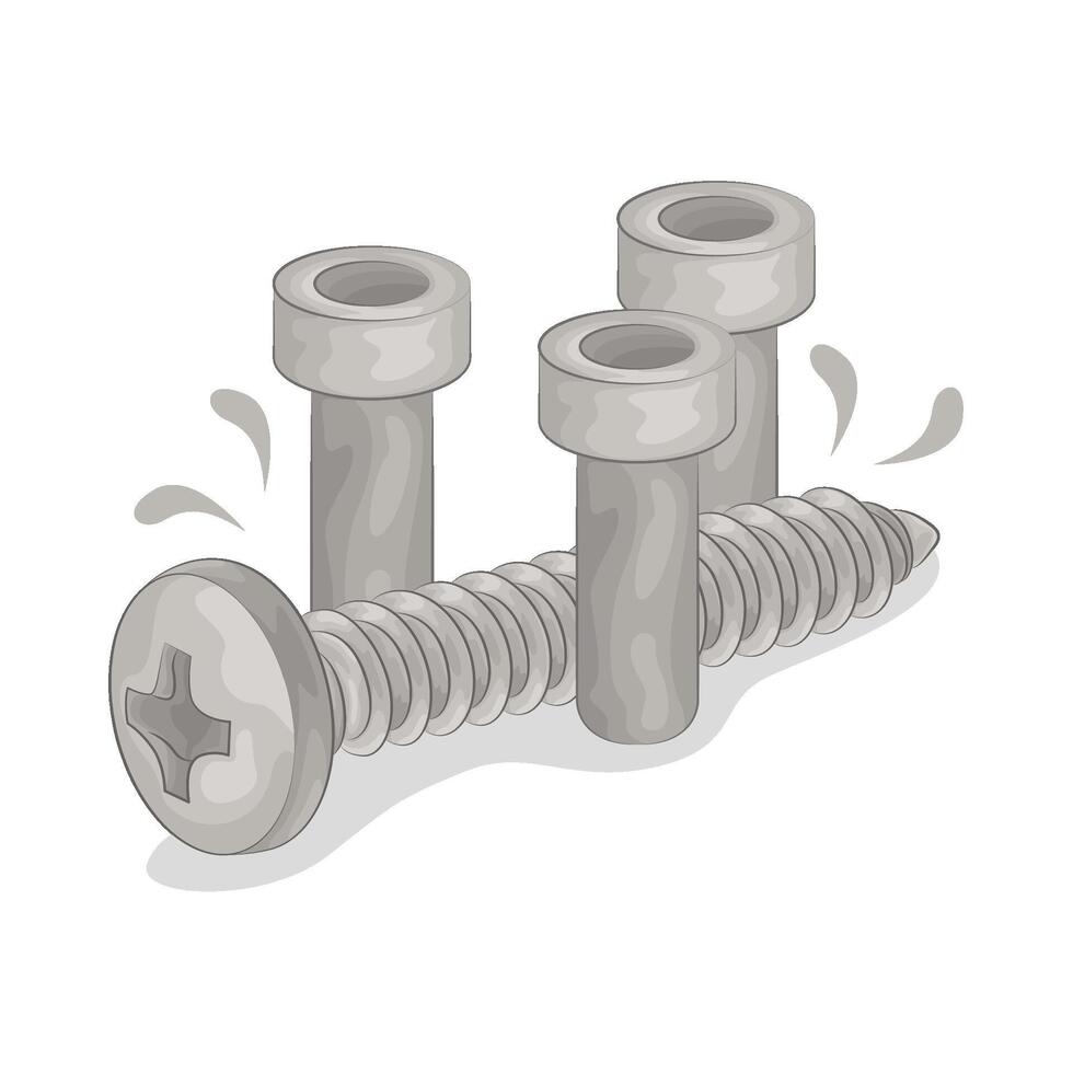 Illustration of screw vector