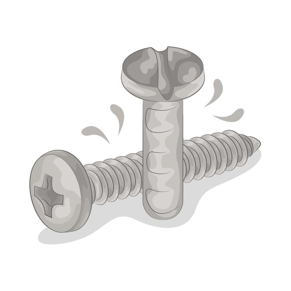 Illustration of screw vector