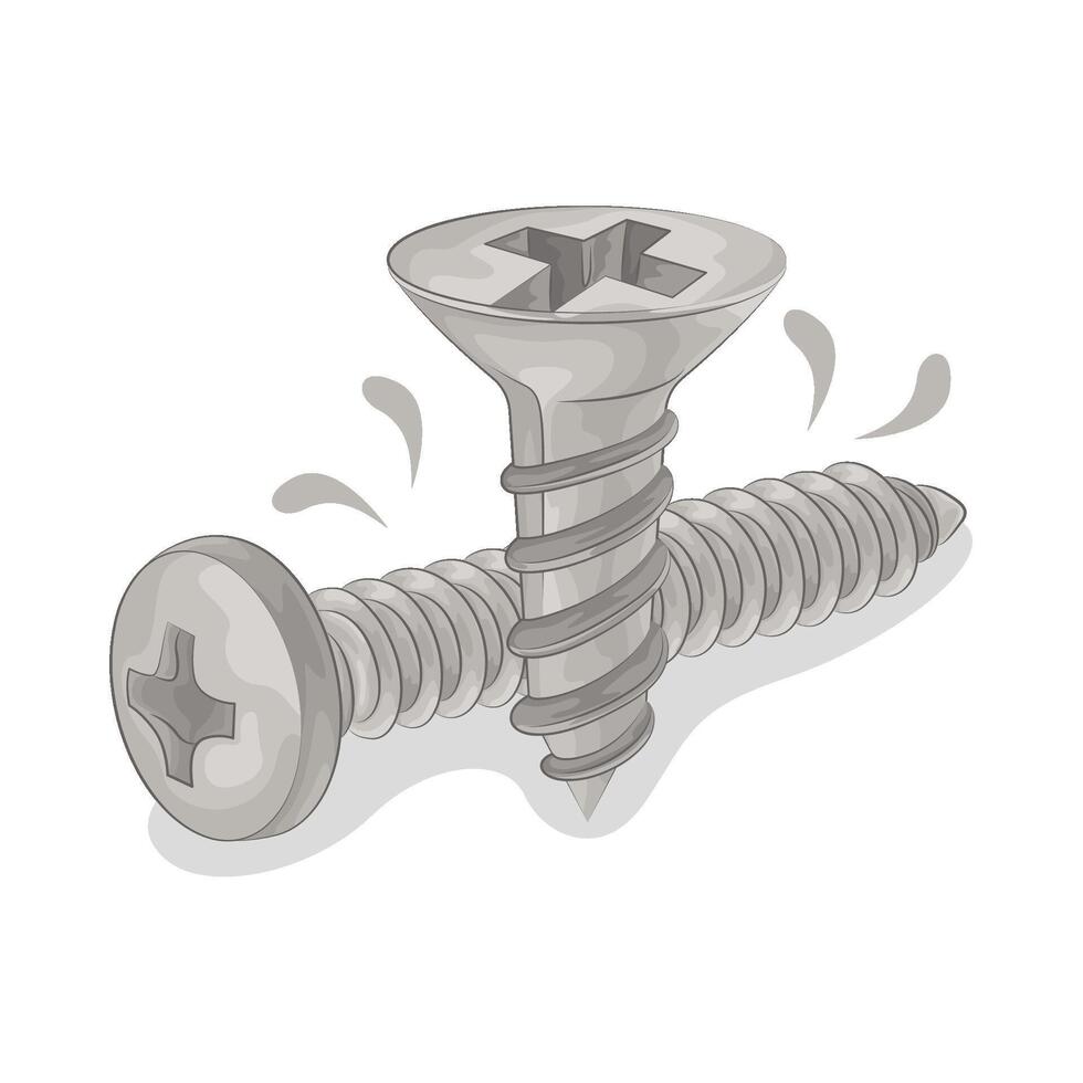 Illustration of screw vector