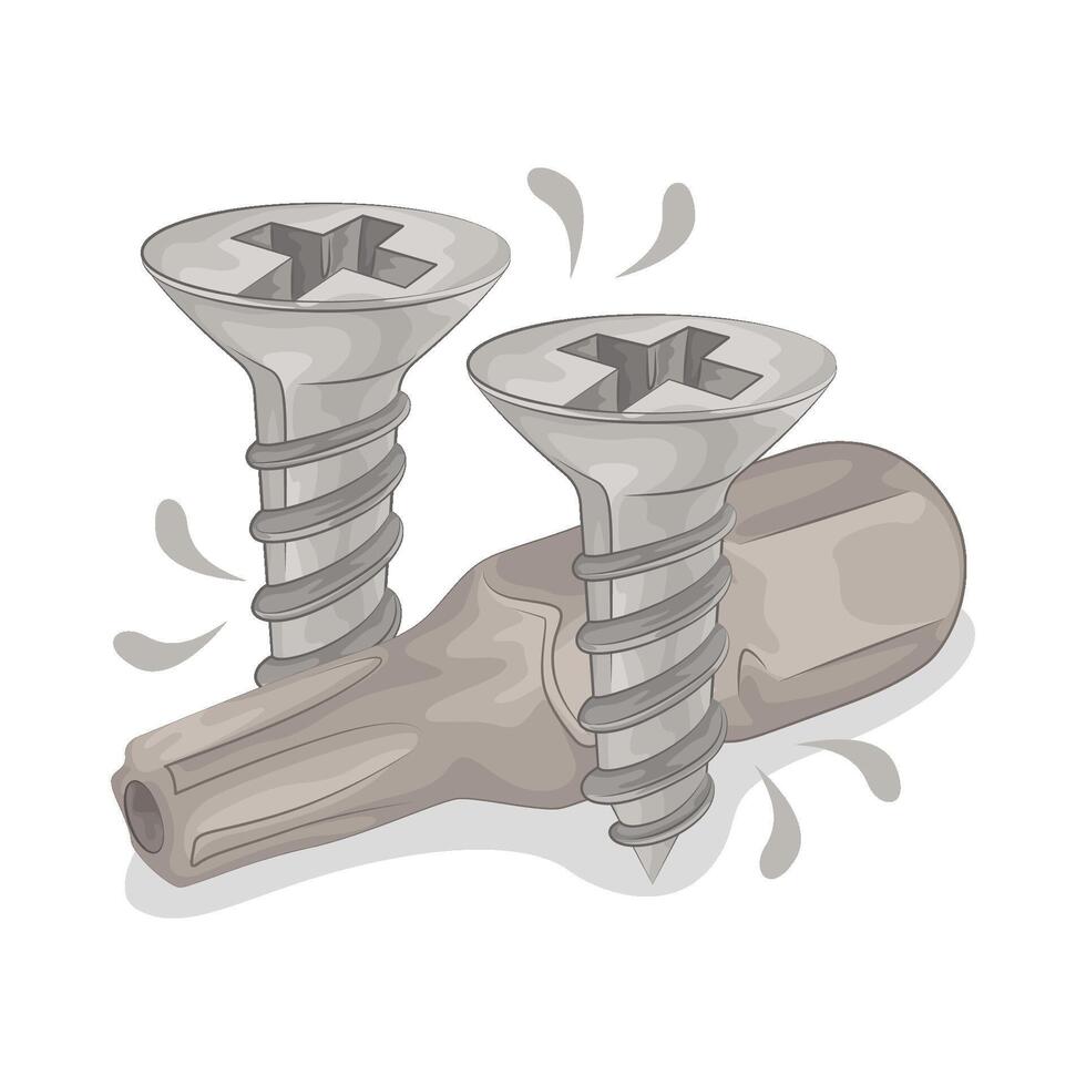 Illustration of screw vector