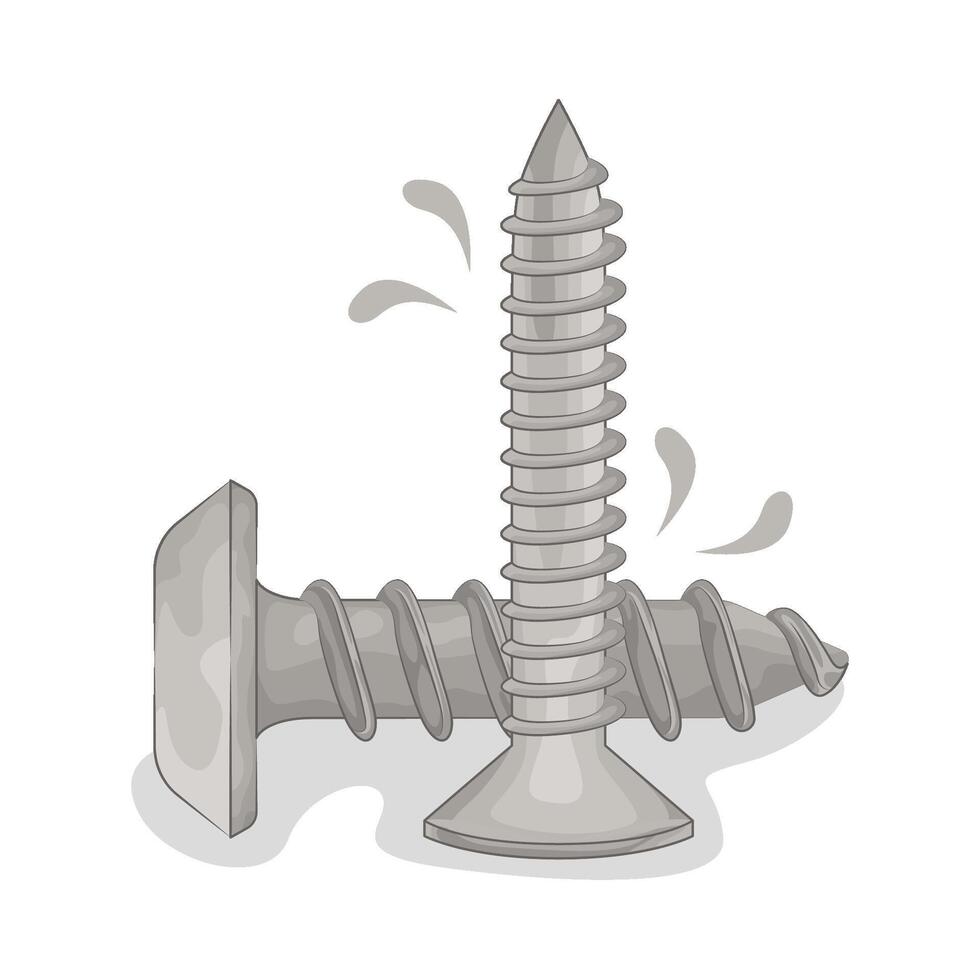 Illustration of screw vector