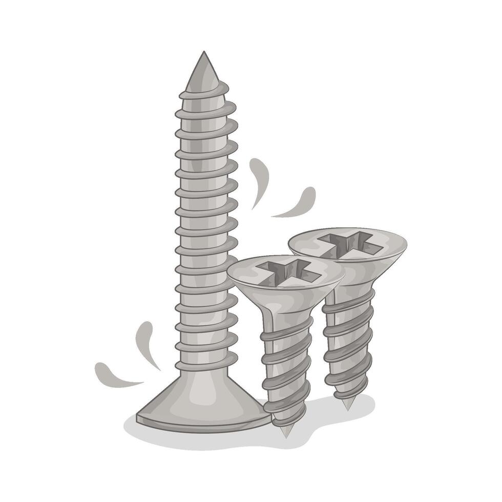 Illustration of screw vector