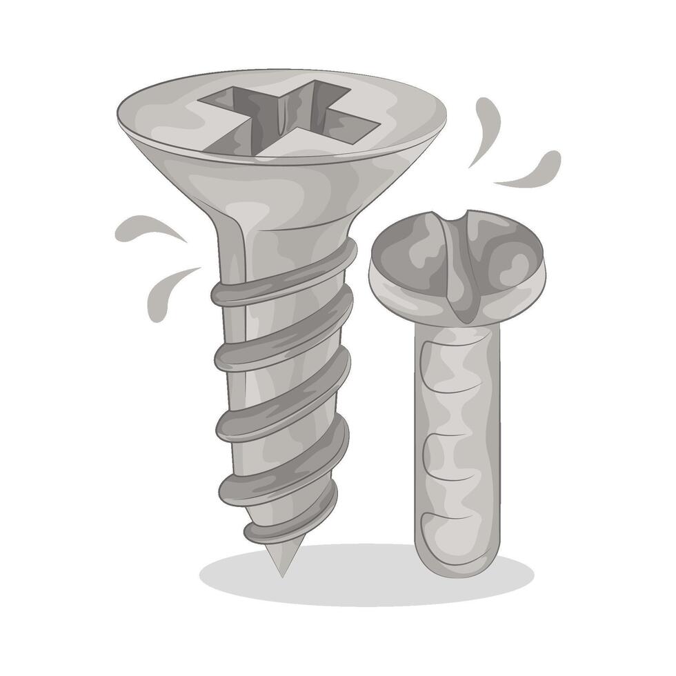 Illustration of screw vector