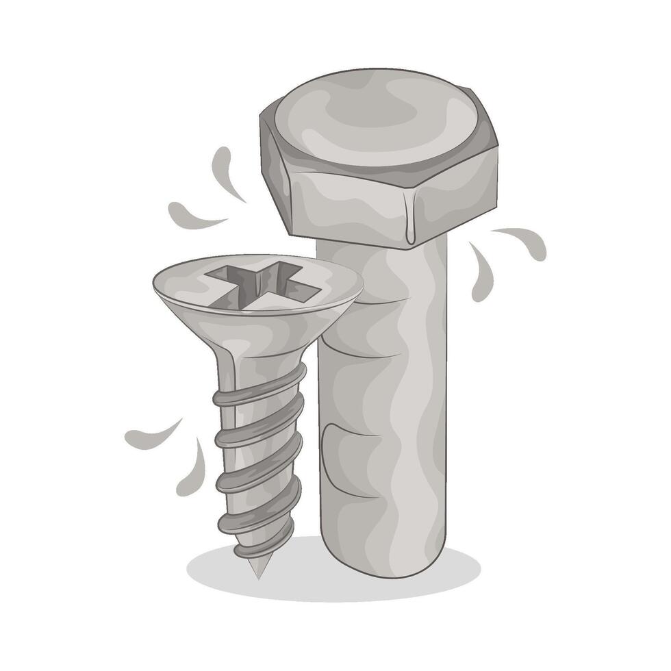 Illustration of screw vector