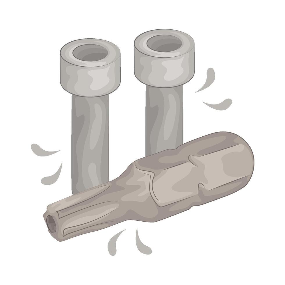 Illustration of screw vector