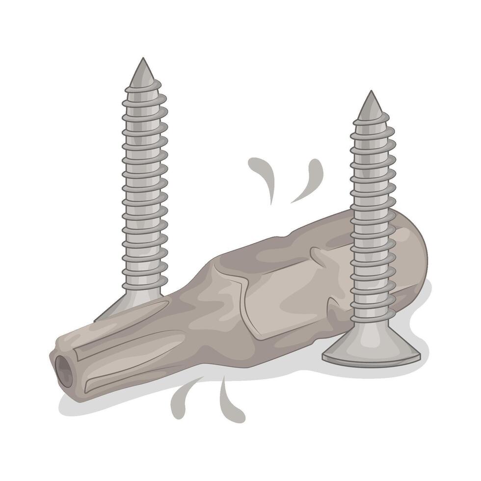 Illustration of screw vector