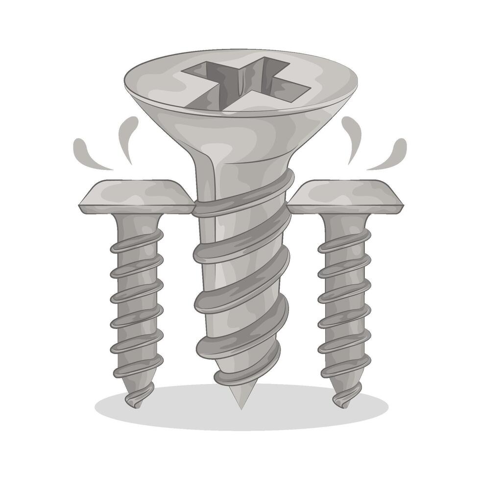 Illustration of screw vector