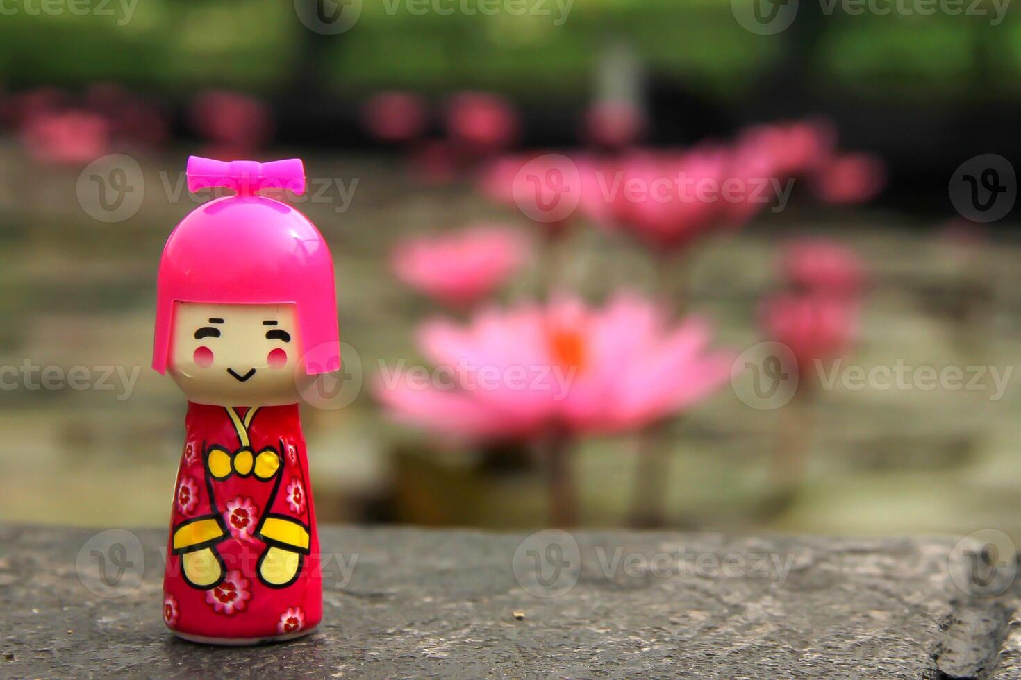 Close up photo of Japanese children's plastic dolls, taken in Malang Indonesia add on May 30 2024