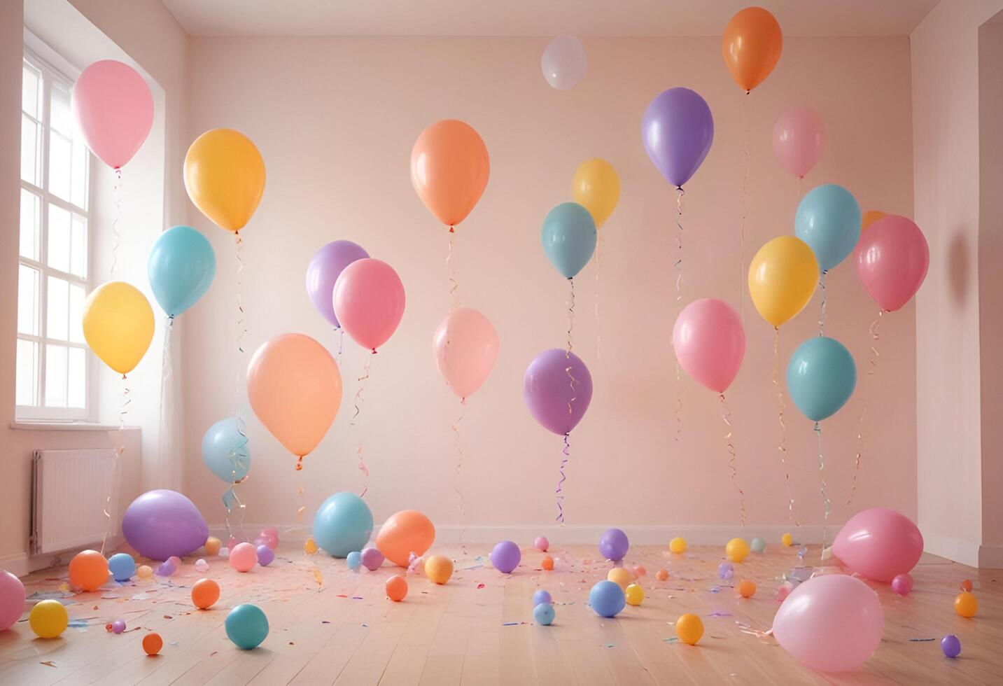 happy birthday balloons photo