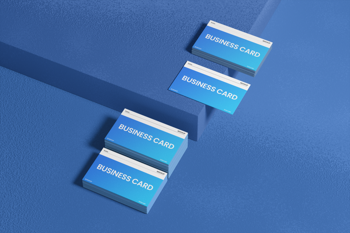 Identity Business Card Mockup Template for Professional Branding Design psd