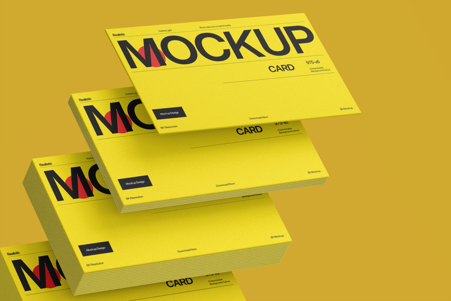 Creative Design Business Card Mockup Template psd