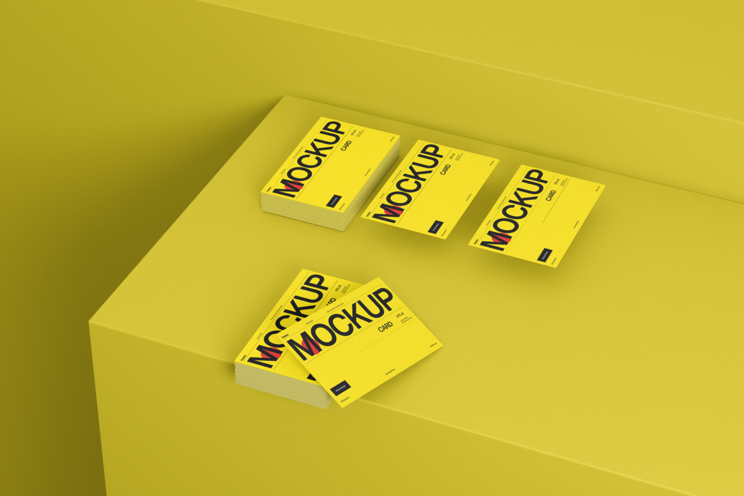 high resolution branding card mockup template psd