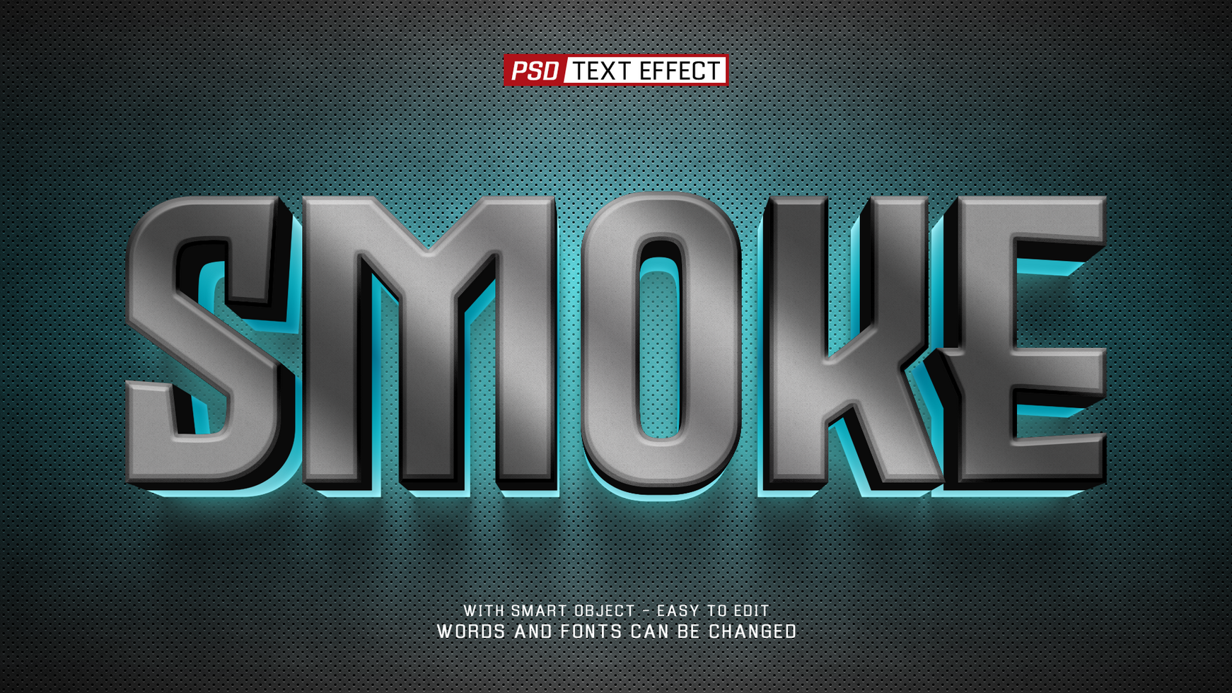 smoke games text effect psd