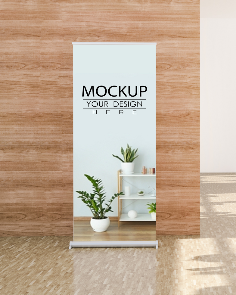 Business Roll Up Mockup psd