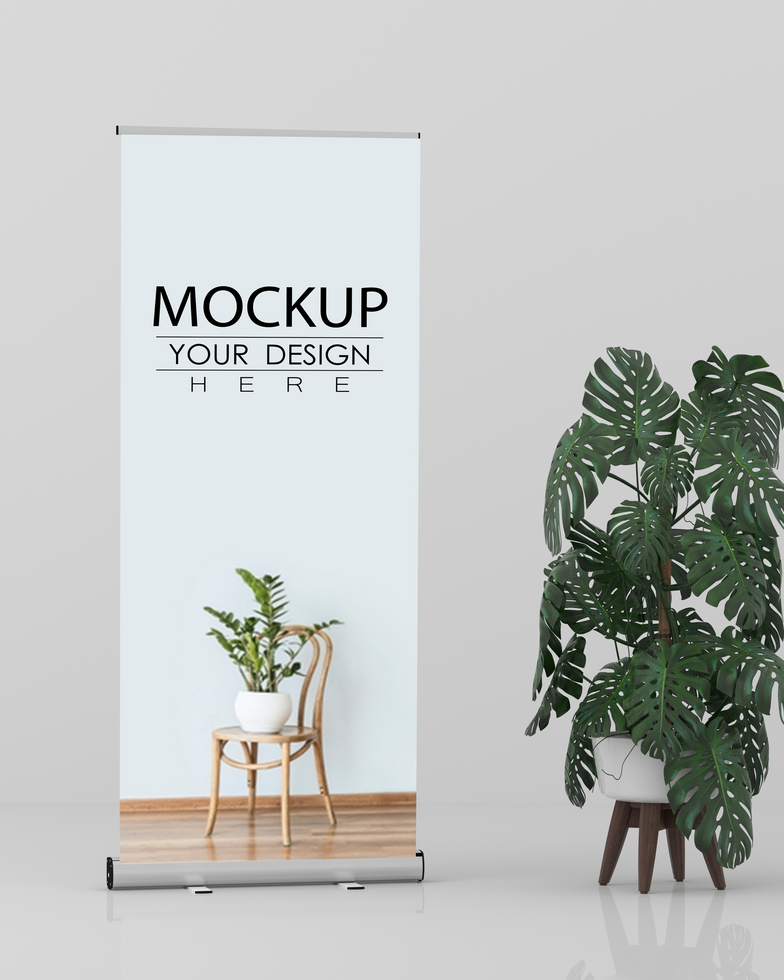 Business Roll Up Mockup psd