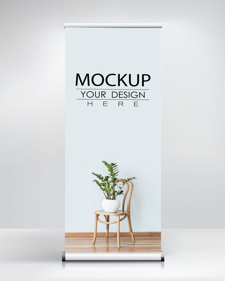 Business Roll Up Mockup psd
