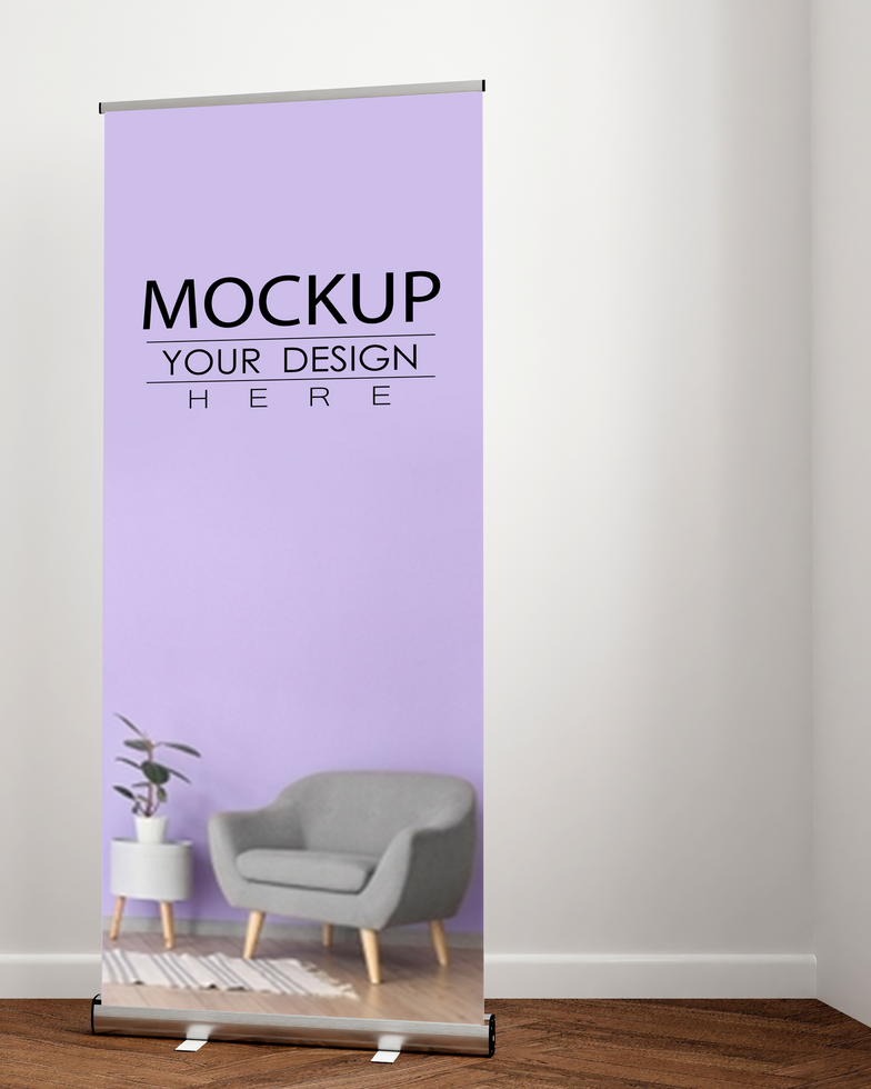 Business Roll Up Mockup psd