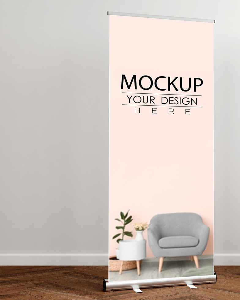 Business Roll Up Mockup psd