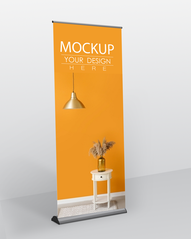 Business Roll Up Mockup psd