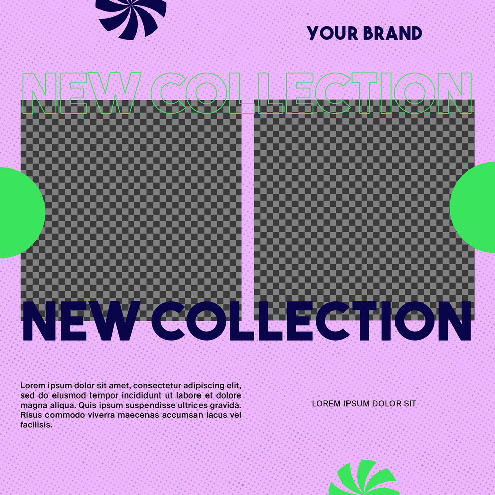fashion social media template psd