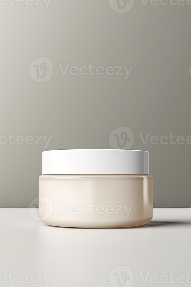 Product Container Mock-up photo