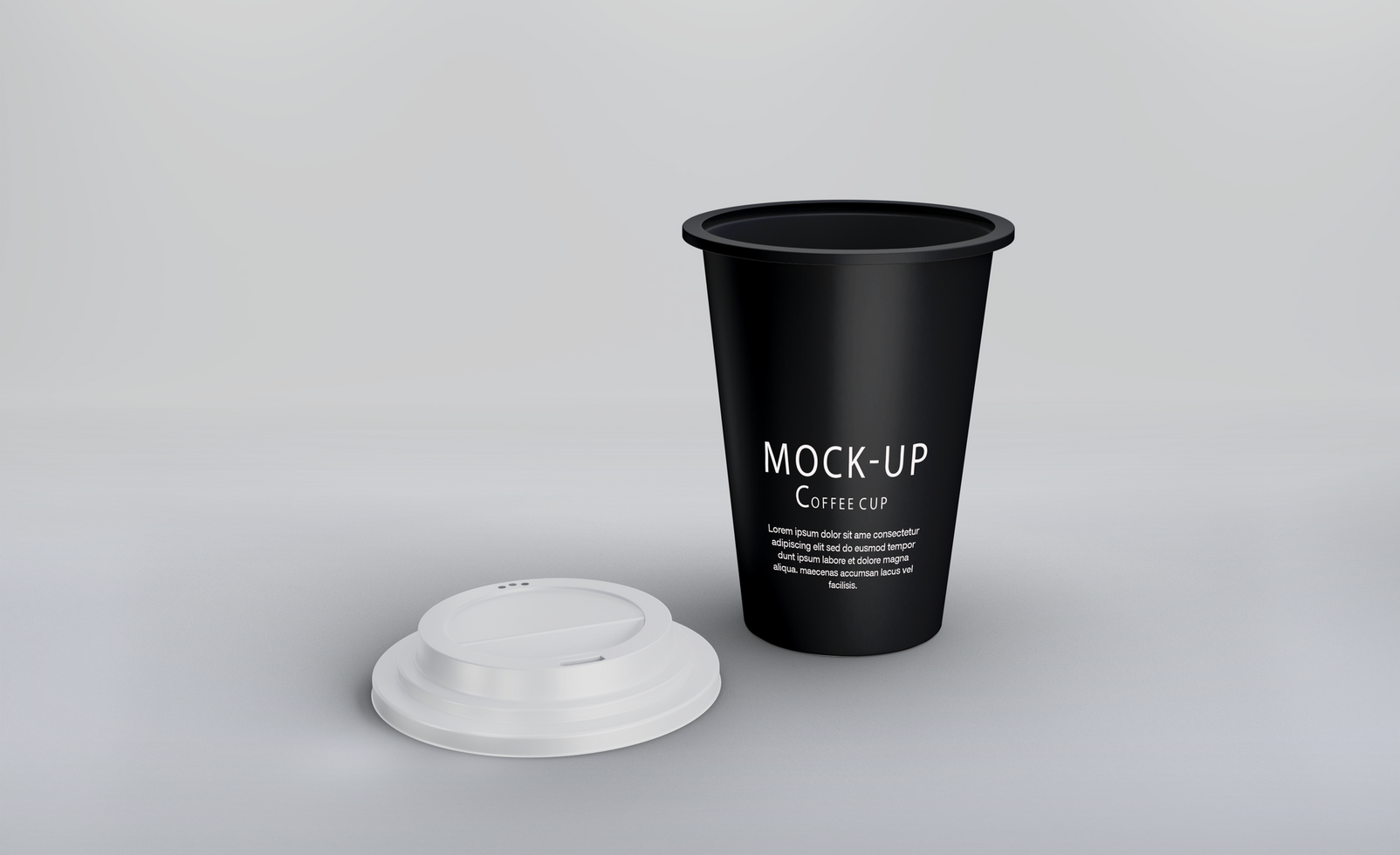 Coffee cup mockup design psd