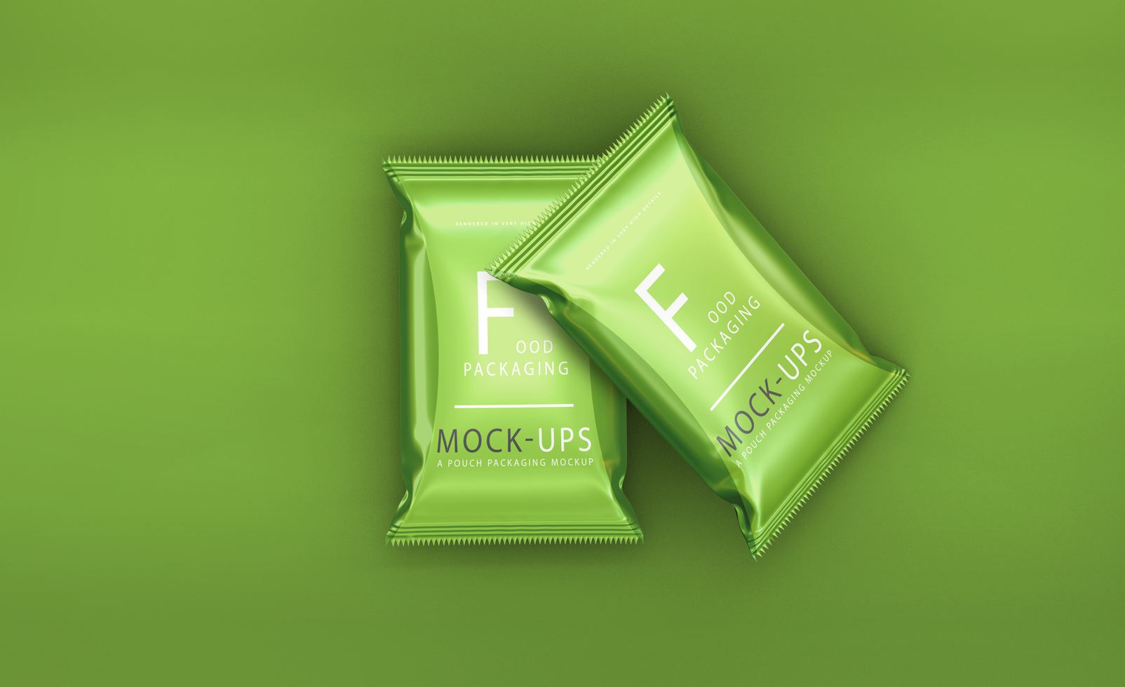 Realistic glossy oil food bag packaging mockup design psd