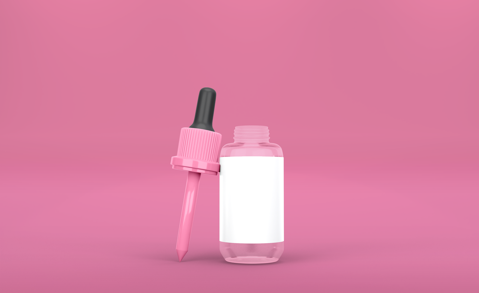 Dropper bottle mockup psd