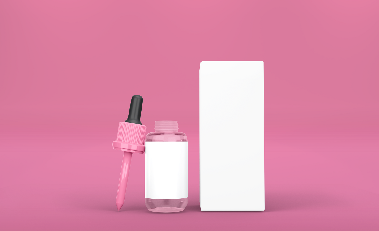 Dropper bottle mockup psd
