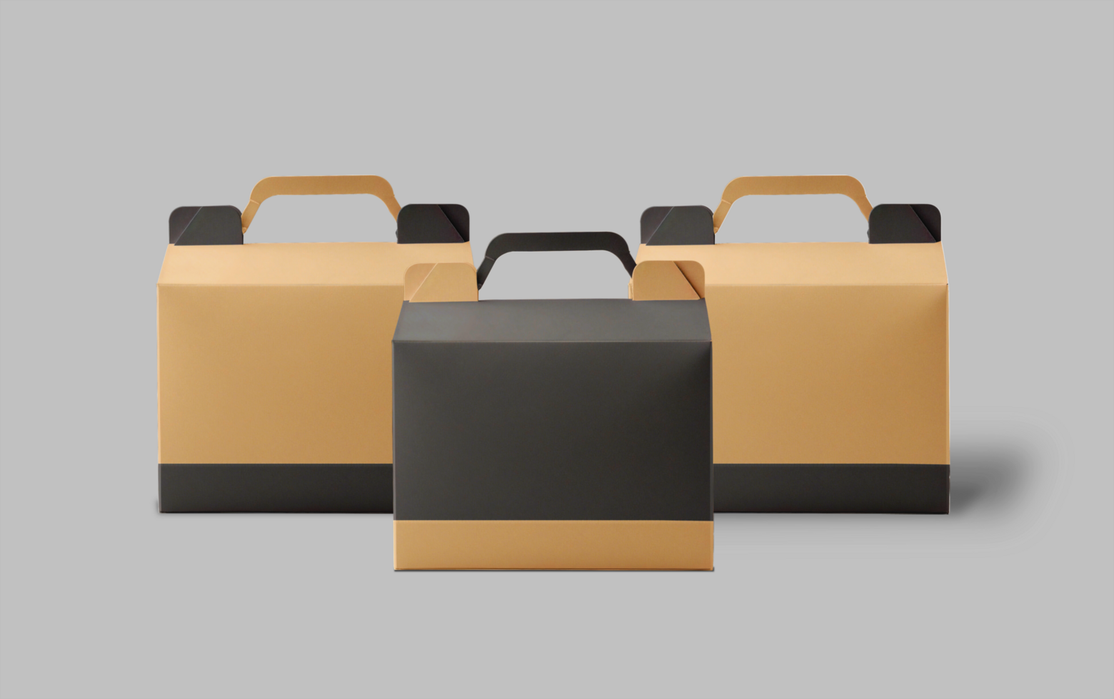 3d render of craft paper mockup template psd