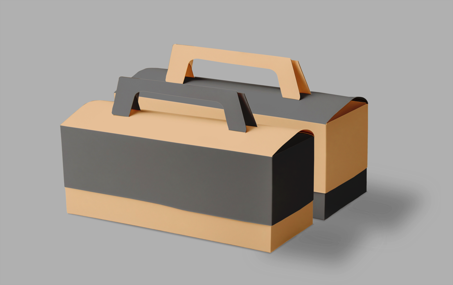 3d render of craft paper mockup template psd