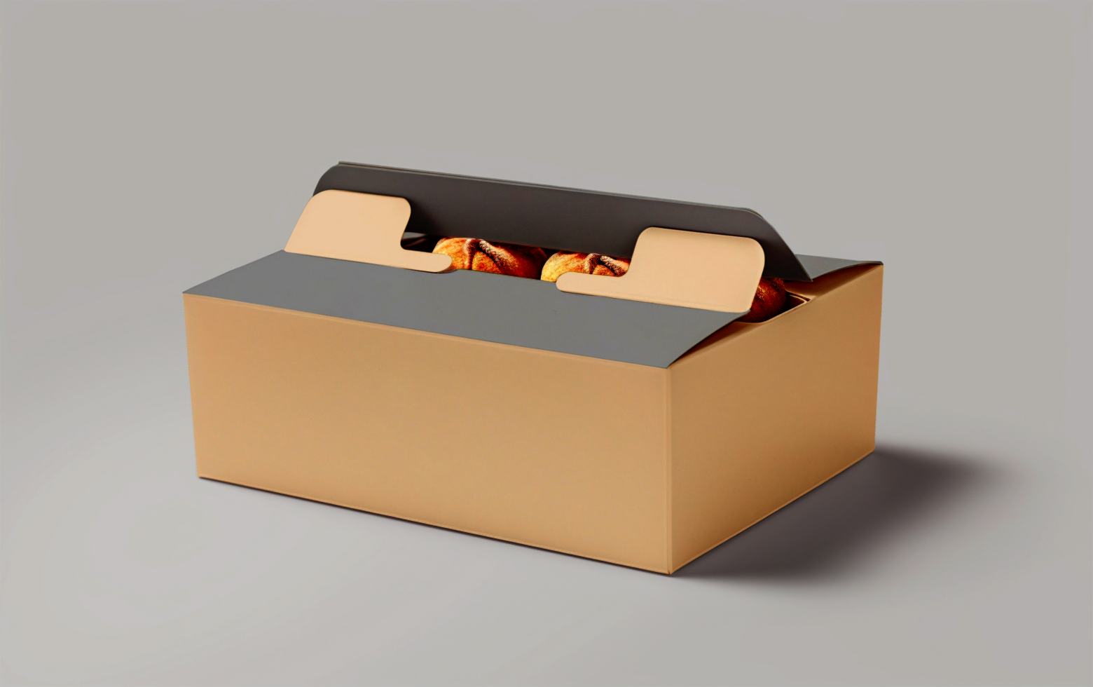 3d render of craft paper mockup template psd