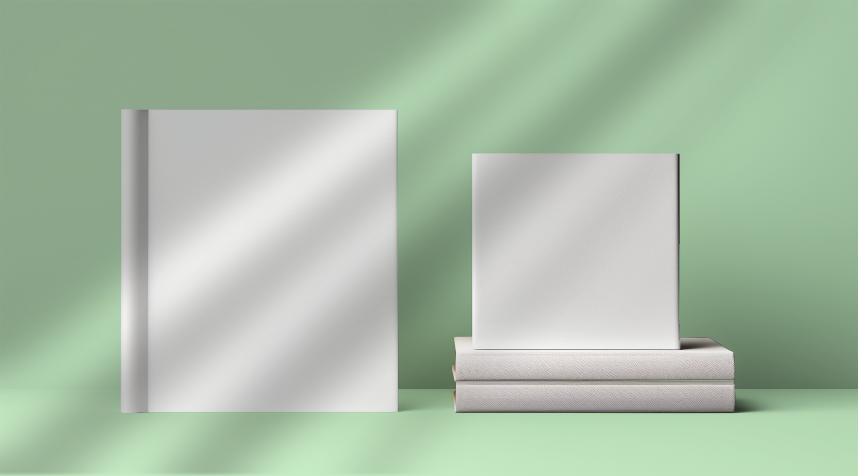 Realistic Book template render isolated psd