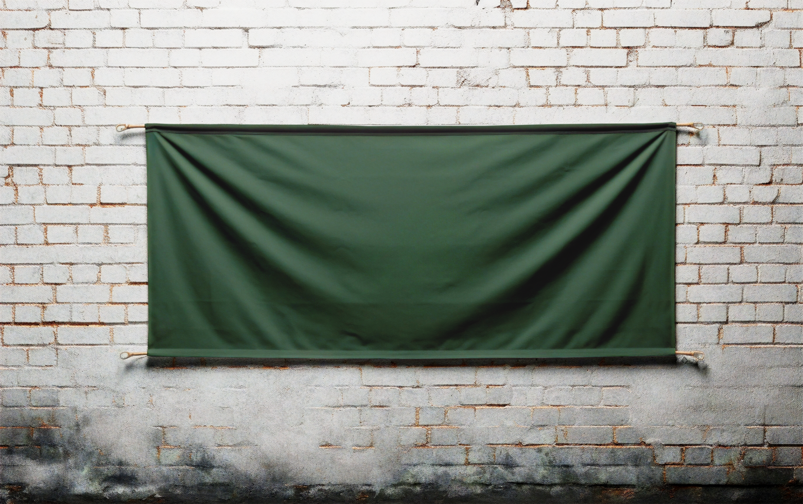 Banner mockup template design psd
