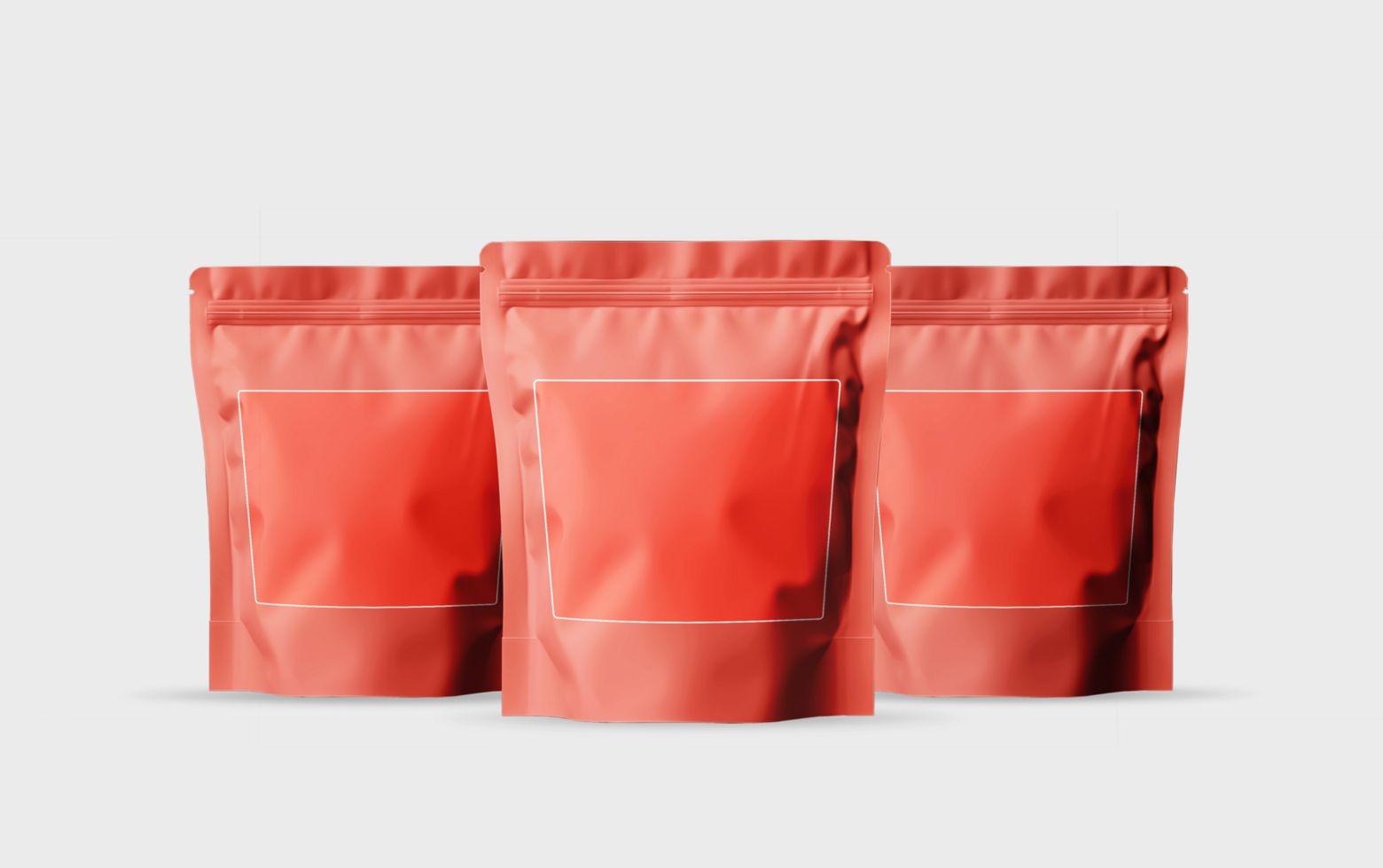 3d render pouch bag mockup template psd