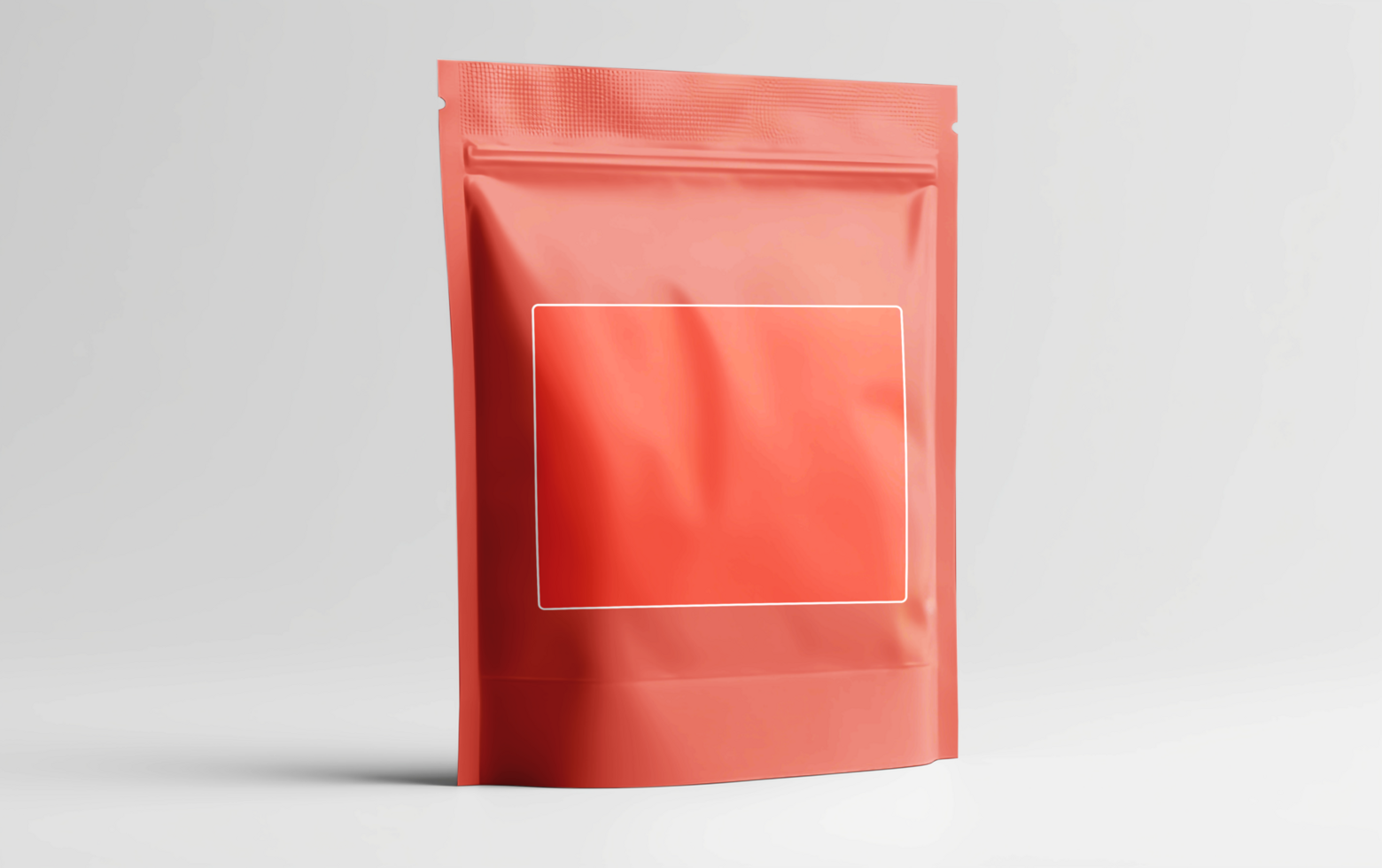 3d render pouch bag mockup template psd