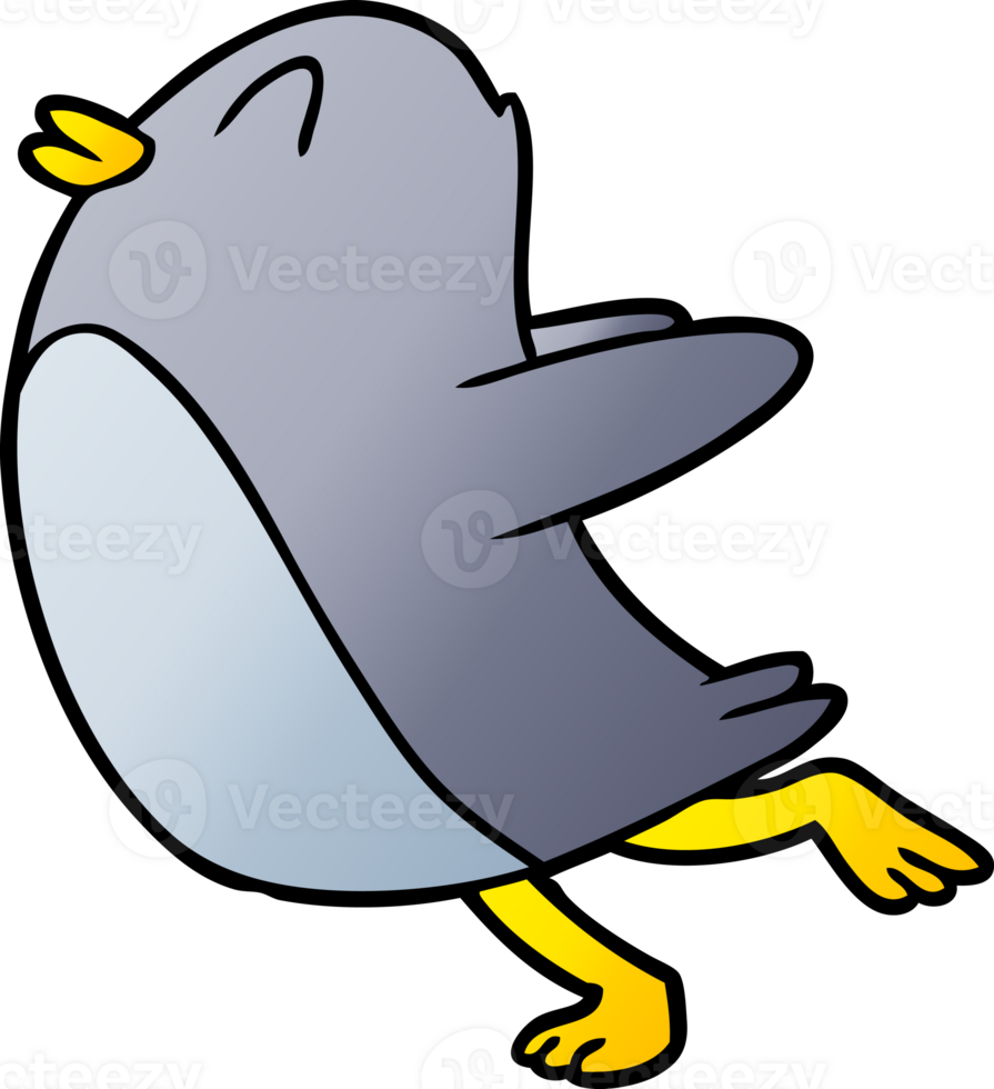 penguin jumping drawing png