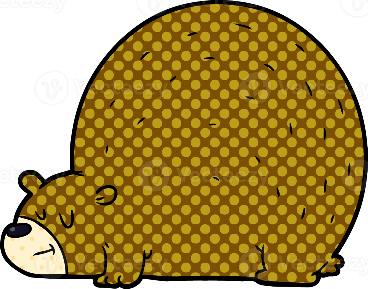cartoon bear drawing png