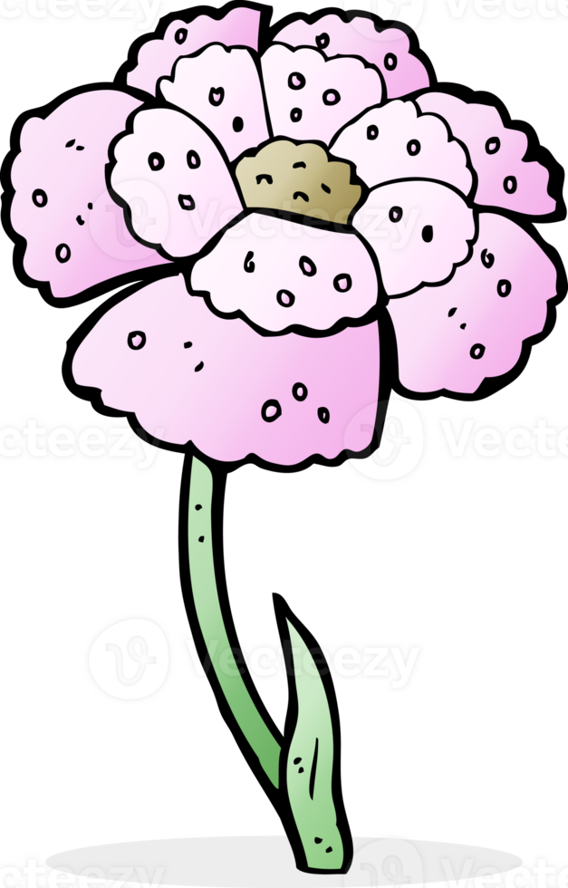 cartoon flower drawing png