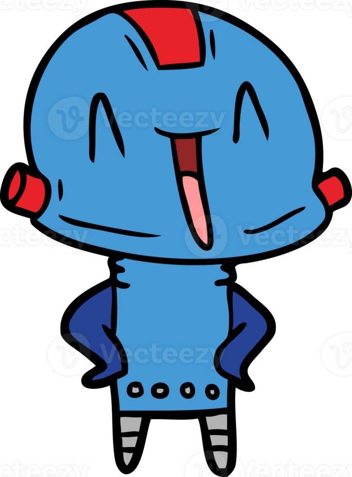 cartoon robot drawing png