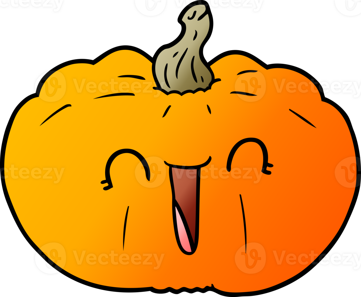 cartoon pumpkin drawing png