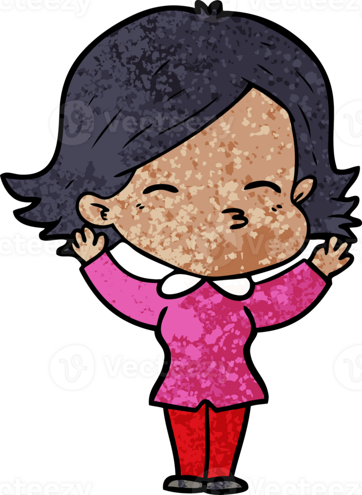 cartoon woman drawing png
