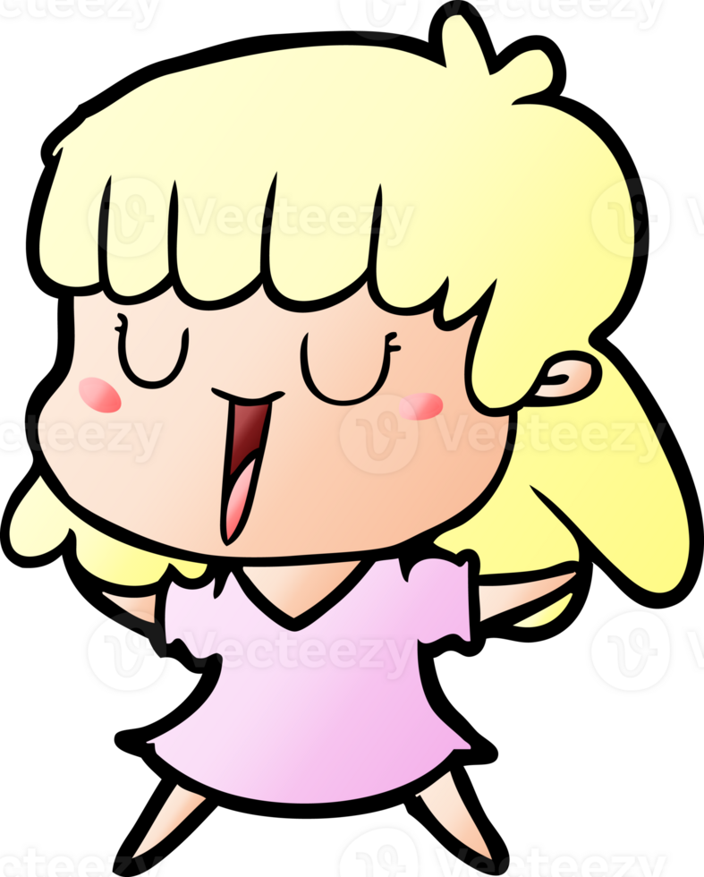 cartoon woman drawing png