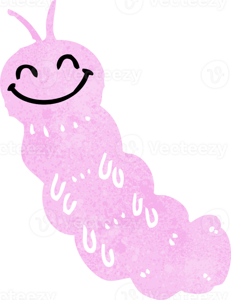 cartoon caterpillar drawing png