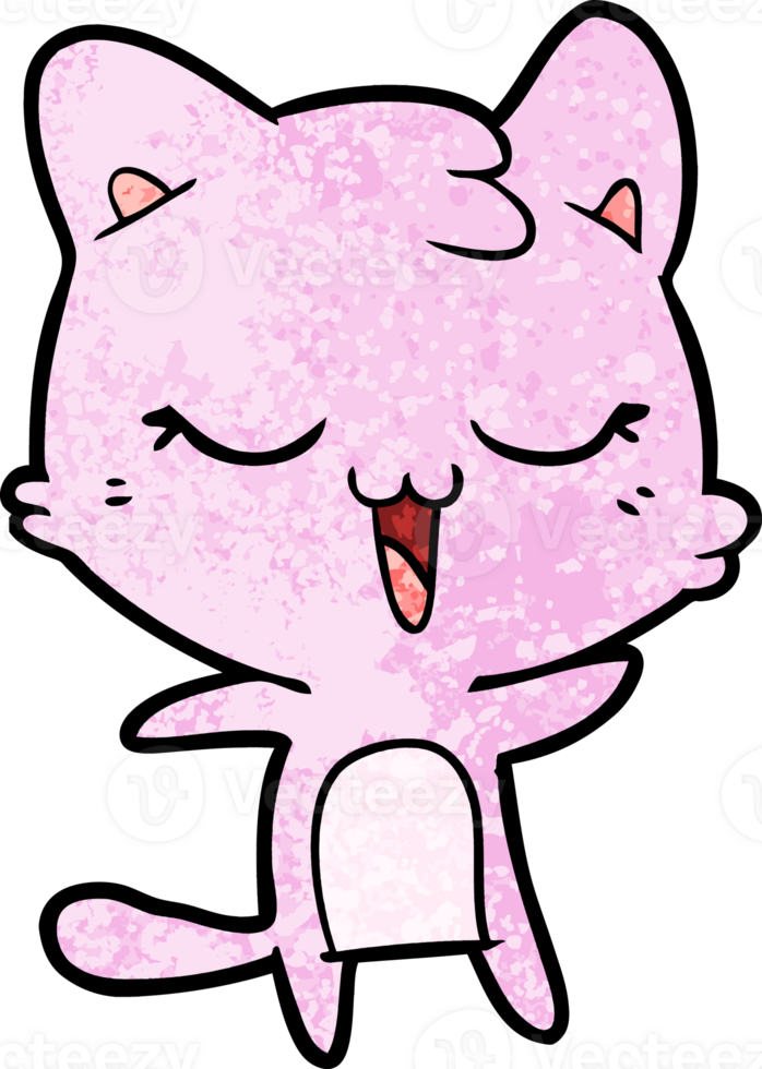 cartoon cat drawing png