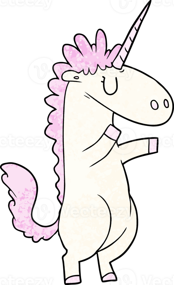 cartoon unicorn drawing png