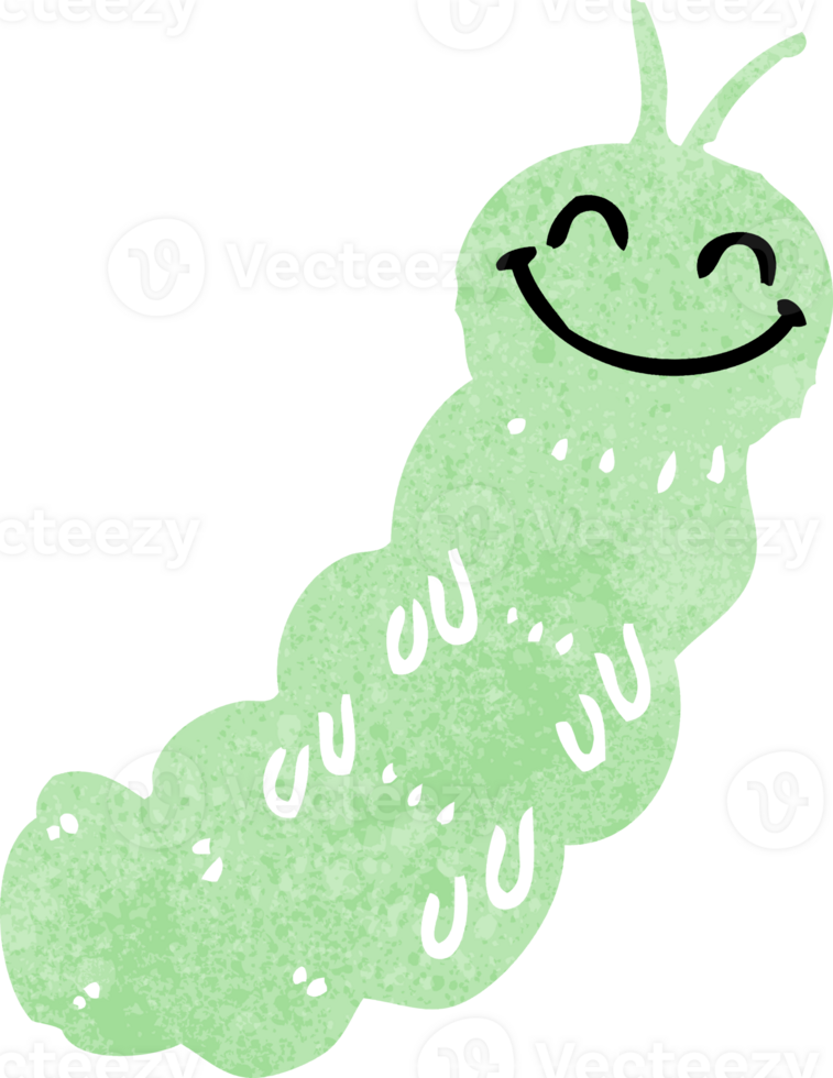 cartoon caterpillar drawing png