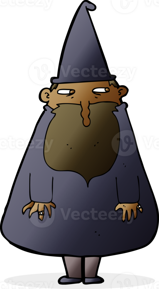 cartoon wizard drawing png
