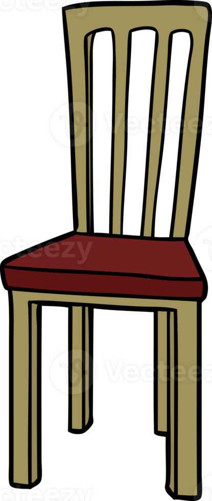 cartoon chair drawing png